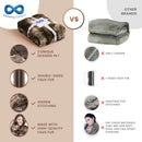 Everlasting Comfort Luxury Faux Fur Throw Blanket