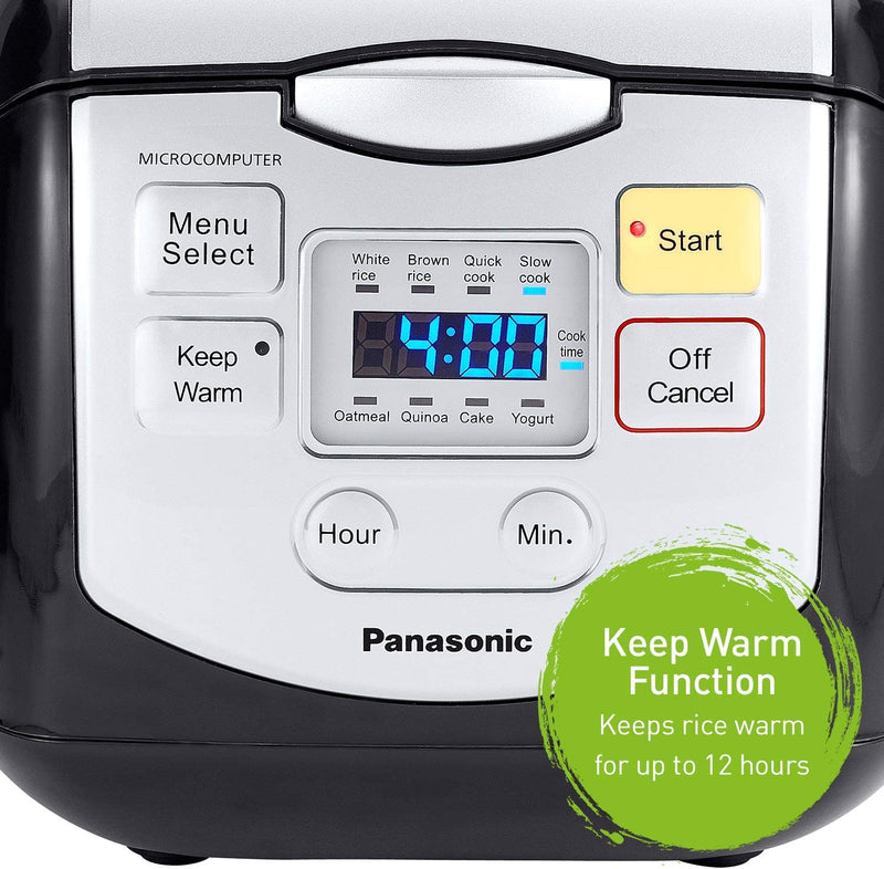 Panasonic Multi-Function Rice Cooker, Black