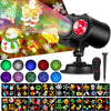 Syslux 72 HD Effects(3D Ocean Wave&16 Patterns) Holiday Light Projector with RF Remote Control