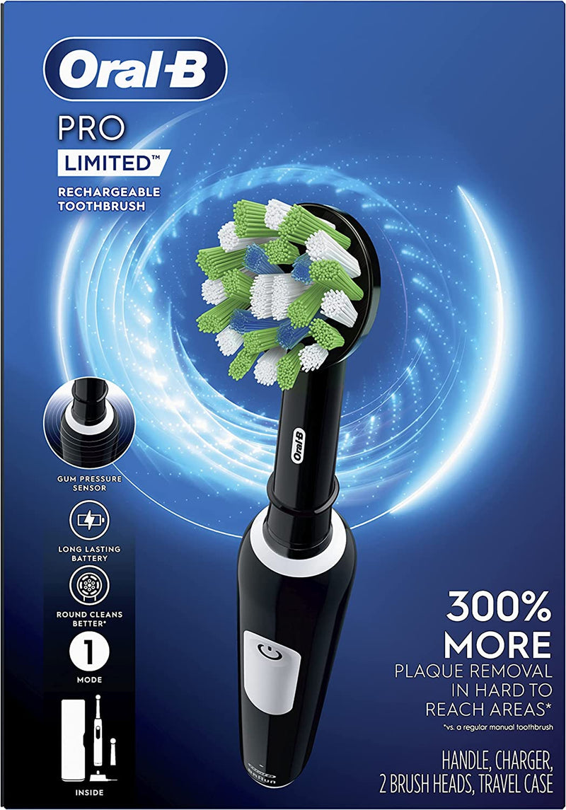 Oral-B Pro Limited Rechargeable Electric Toothbrush, Black