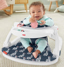 Fisher-Price Sit-Me-Up Floor Seat with Tray Navy Garden