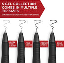 Sharpie S-Gel, Gel Pens, Medium Point (0.7mm), Assorted Colors, 8 Count