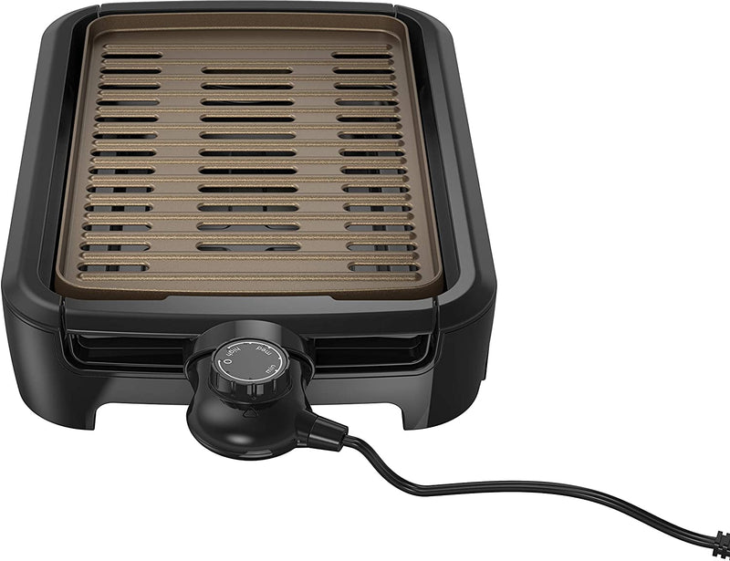 George Foreman Smokeless Electric Grill 90 Square Inch In Black