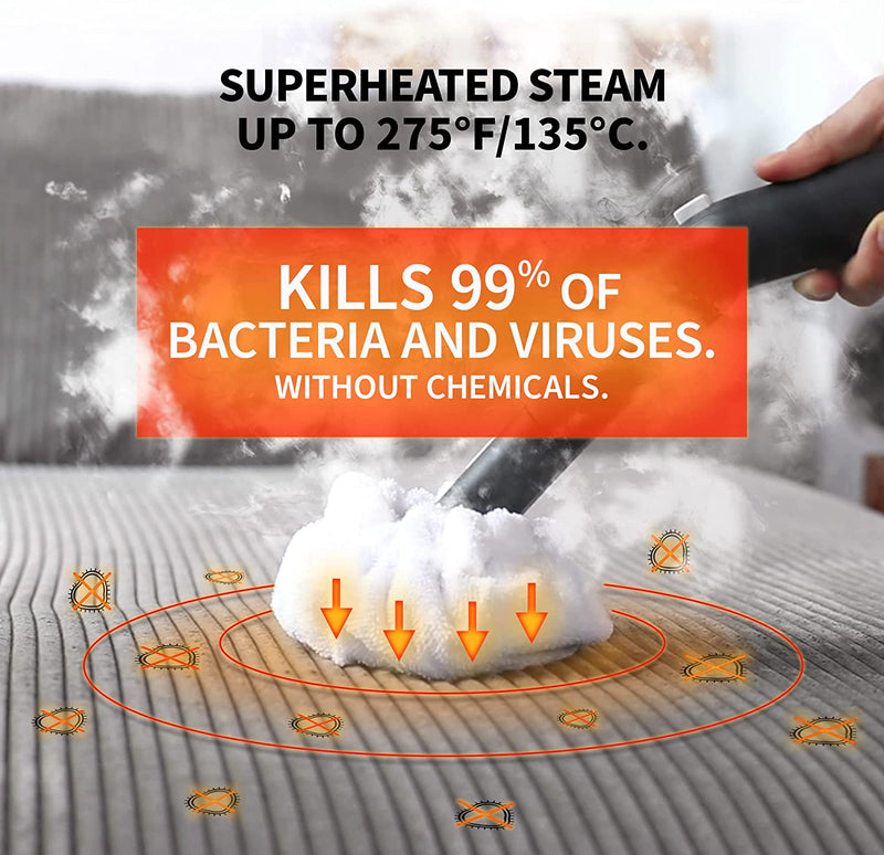Dupray Neat Steam Cleaner Powerful Multipurpose Portable Heavy Duty Steamer for Floors, Cars, Tiles, Grout Cleaning. Chemical Free, Disinfection, for Home Use and More. Kills 99.99%* of Bacteria and Viruses.