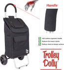 Trolley Dolly, Red Shopping Grocery Foldable Cart