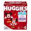 Huggies Little Movers Plus Diapers, Sizes 4 (22-37 lb/10-17 kg)