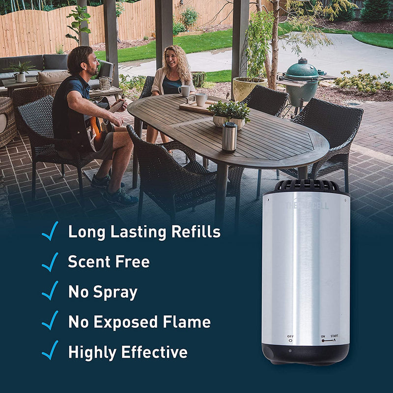 Thermacell Patio Shield: Metal Edition Halo Mosquito Repeller
