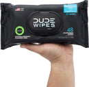 DUDE Wipes Flushable Wet Wipes Dispenser (3 Packs 48 Wipes)