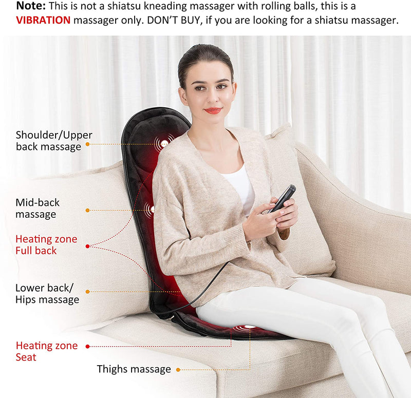 Snailax Memory Foam Massage Seat Cushion