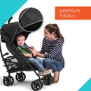 Summer 3Dlite+ Convenience Stroller, Matte Black – Lightweight