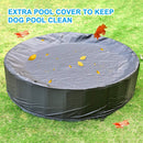 Funyole Foldable Dog Pool with Pool Cover
