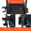 Summer 3Dlite+ Convenience Stroller, Blue/Matte Black – Lightweight