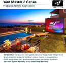 Elite Yard Master, Foldable Outdoor Front Movie Projector Screen