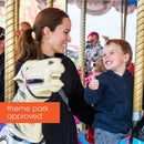 Summer 3Dmini Convenience Stroller, Pink Lightweight Infant Stroller with Compact Fold