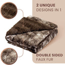 Everlasting Comfort Luxury Faux Fur Throw Blanket