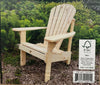 Upright Muskoka Chair /Outdoor Wooden Chair