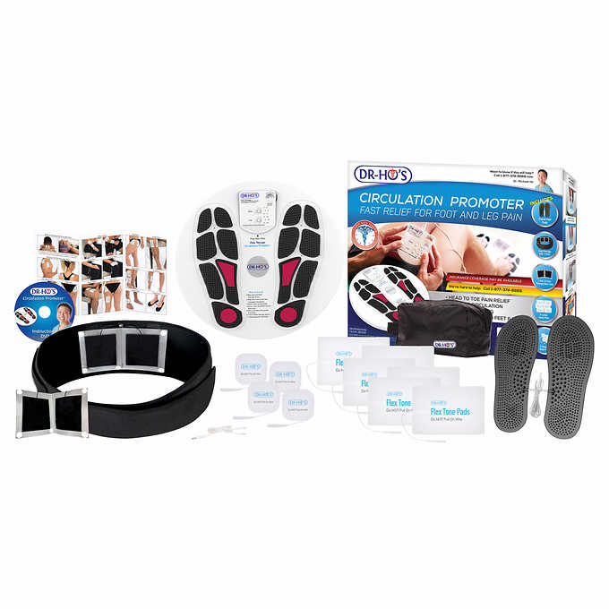 DR-HO’S Circulation Promoter Plus Gel Pad Kit and Pain Therapy Back Relief Belt