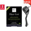 New Nordic Hair Gro, 2 x 60 Tablets with Head roller