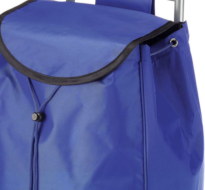 Whitmor 6342-4647-BLUE Shopping Rolling Bag Cart
