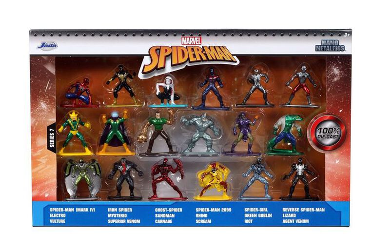 Disney Marvel Spiderman Metal Figures 18 pack