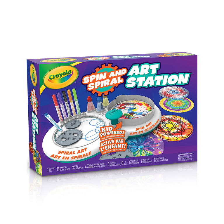 Crayola Spin & Spiral Art Station