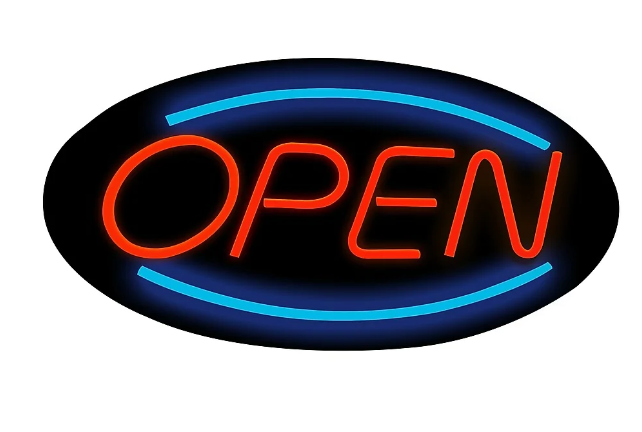Royal Sovereign Oval LED OPEN Sign