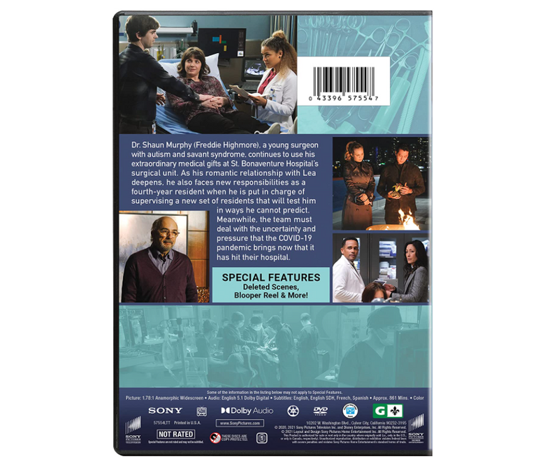 The Good Doctor: Season 4 DVD (English only)