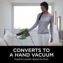 Shark CS110GN Corded Stick Vacuum, Ultra-Light, Converts to Handheld, Good for Pet Hair, Green