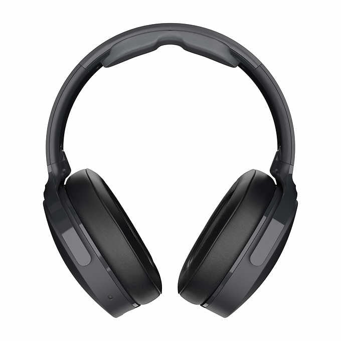 Skullcandy Hesh ANC Over-Ear Noise cancelling Wireless Headphones, 22 Hr Battery, Microphone, Works with iPhone Android and Bluetooth Devices - True Black