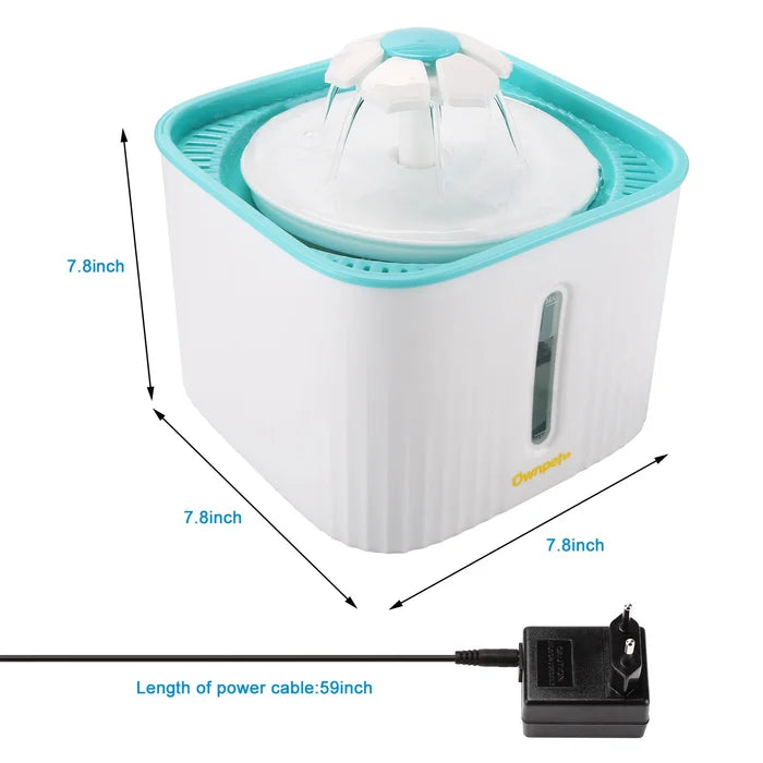 Ultra Quiet Cat Fountain Automatic Water Dish