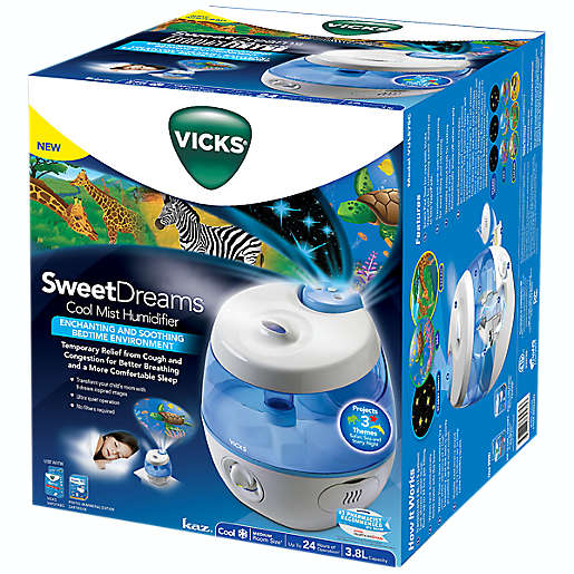 Vicks Sweet Dreams Cool Mist Humidifier in Blue