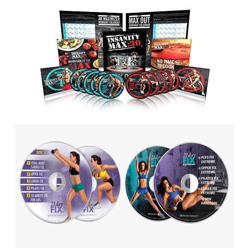 Shaun T's INSANITY MAX:30 Workout Kit & 21 Day Fix EXTREME DVD