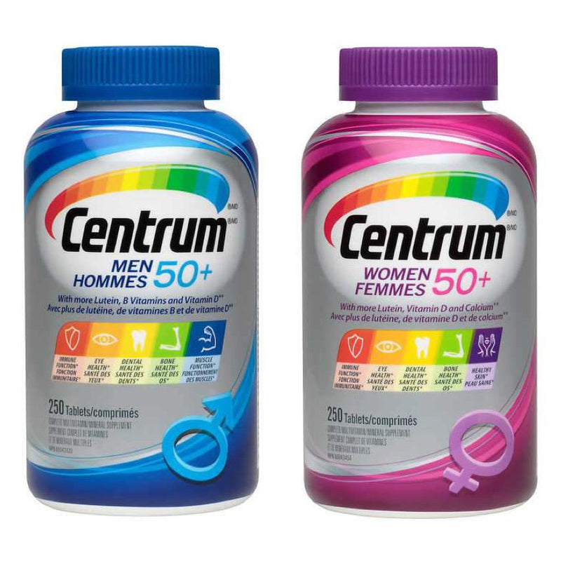 Centrum Complete Multivitamin and Mineral Supplement for Men & Women 50+