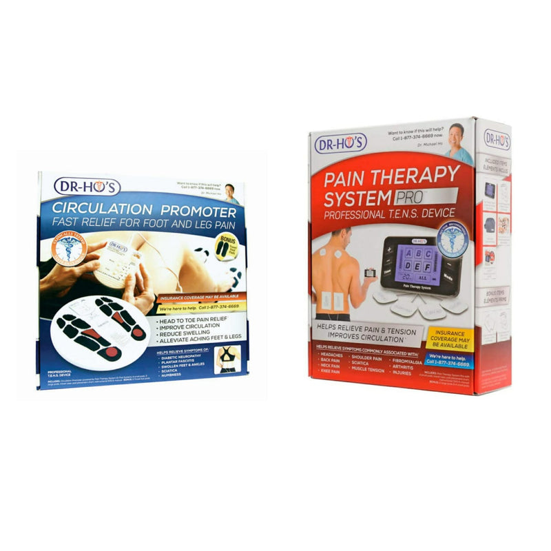DR-HO’S Circulation Promoter Plus Gel Pad Kit and DR-HO's Pain Therapy System PRO (TENS)
