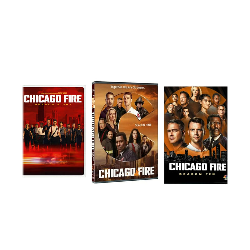 Chicago Fire Seasons 8. 9 and 10 (DVD) -English only