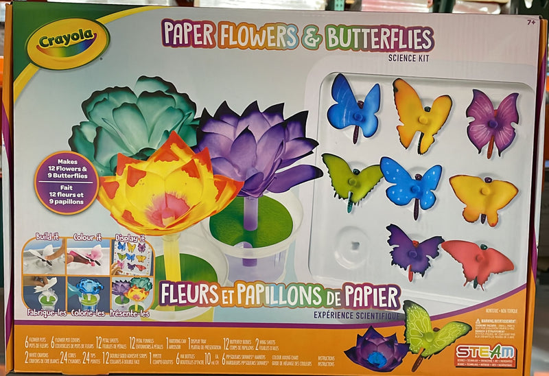 Crayola Paper Butterfly Science Kit, STEAM Toy, Gift for Kids