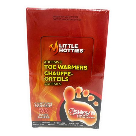Little Hotties Adhesive Toe Warmers, 30 Pairs
