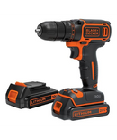 Black & Decker 20V Max Li-Ion Cordless Drill Kit, 3/8-in