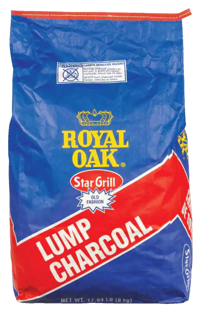 Royal Oak Star Grill 100% Natural Hardwood Lump Charcoal For BBQ Grilling, 8Kg