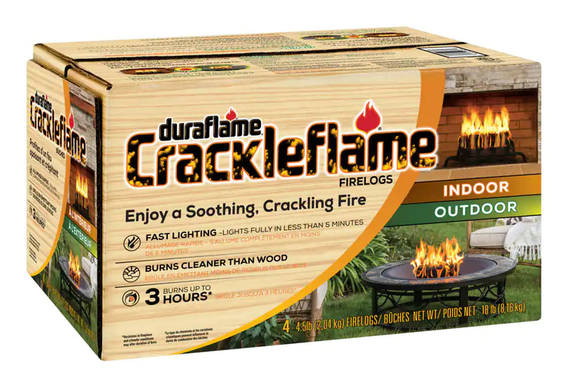 Duraflame Outdoor Crackleflame Fireplace Logs