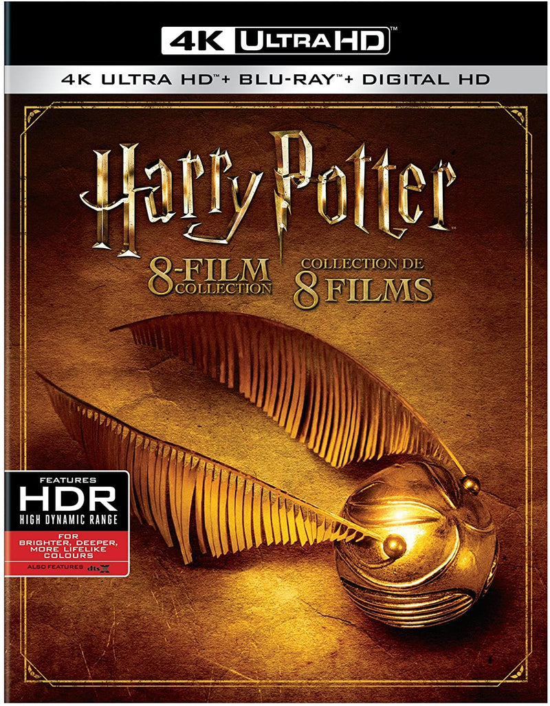 Harry Potter 4K 8-Film Collection (Bilingual) [4K UHD + Blu-Ray]