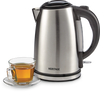 Heritage Cordless Electric Kettle w/ Auto Shut Off, Stainless Steel, 1.7L