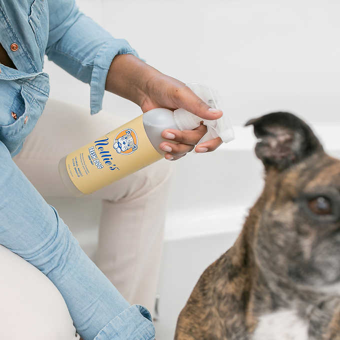 Nellie’s Fresh Dog Waterless Dog Shampoo with Towel