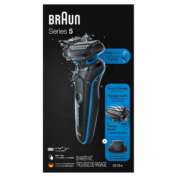 Braun Shaver 5018 with EasyClick Beard Trimmer
