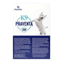 Parapet K9 Praventa 360 Flea and Tick Treatment for Dogs 4.6kg to 11kg, 6 Tubes