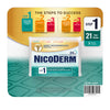 NicoDerm Step 1 21mg, 21 Clear Patches
