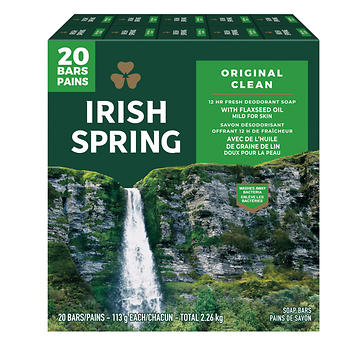Irish Spring Deodorant Soap, 113 g, 20-pack