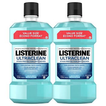Listerine Ultraclean 1.5 L, 2-pack