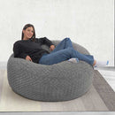 Wave Jumbo Contemporary Lounger, Grey