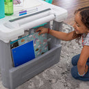 STEP2 Deluxe Creative Projects Art Desk w/Splat Mat